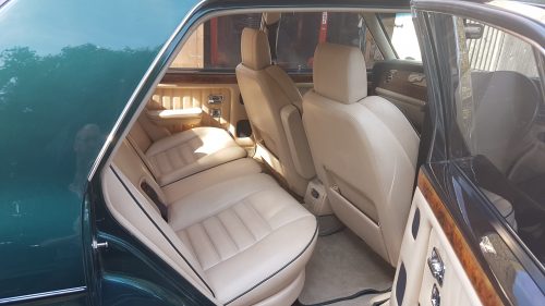 Bentley Brooklands leather and walnut interior