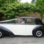 1954-bentley-r-type departs for a yorkshire wedding