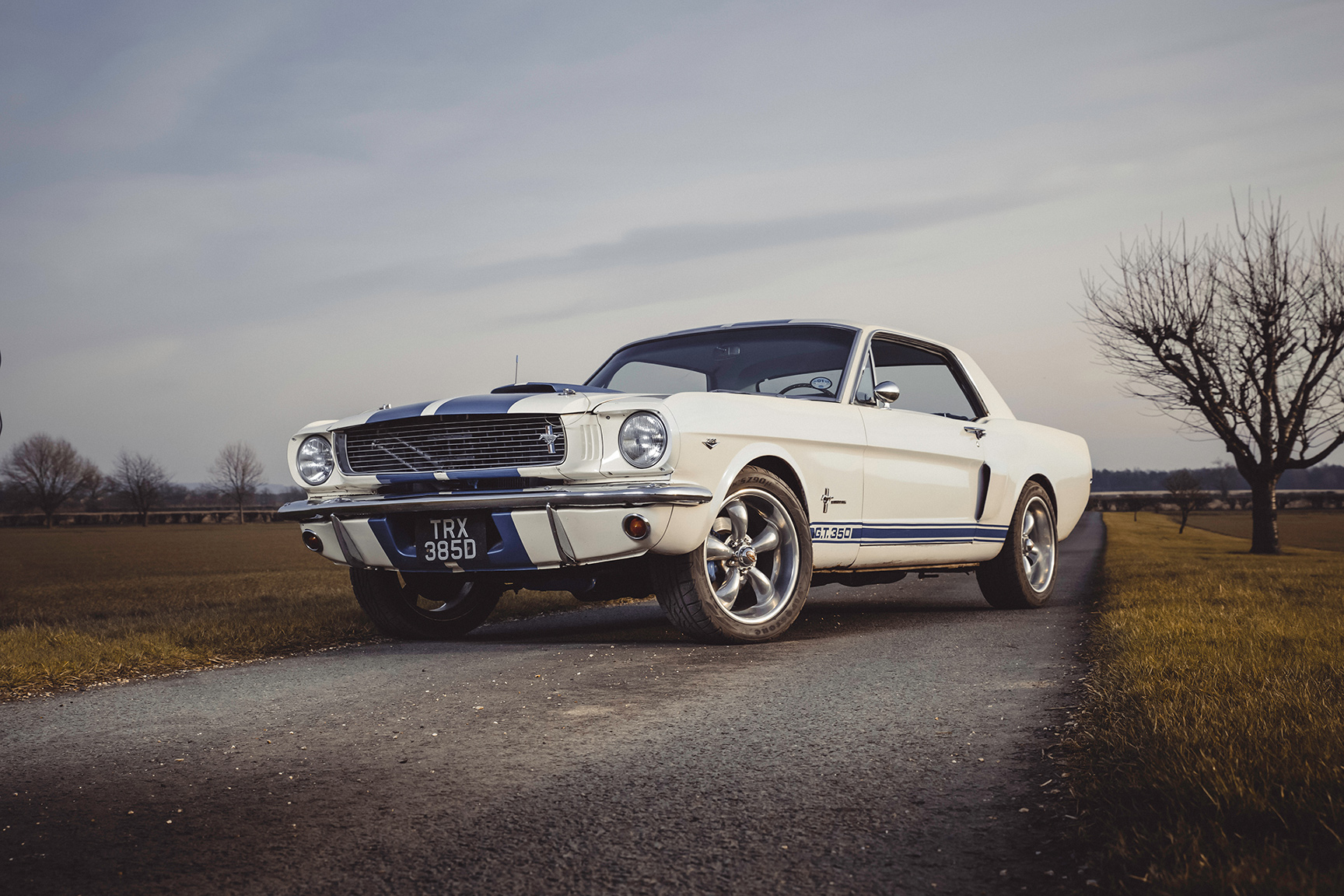 1966 White Ford Mustang GT 350