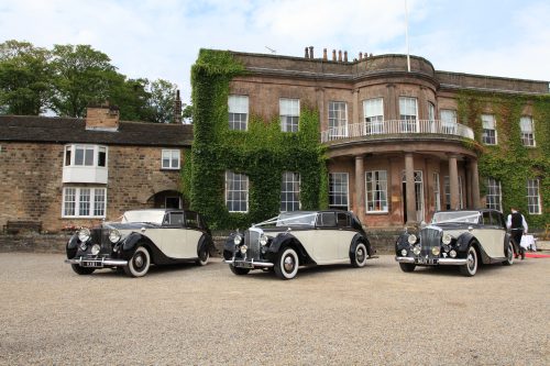Rolls Royce and two matching Bentleys